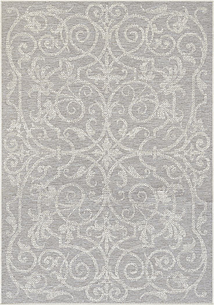 Toulon Brown 5'3 x 7'6 Indoor/Outdoor Rug