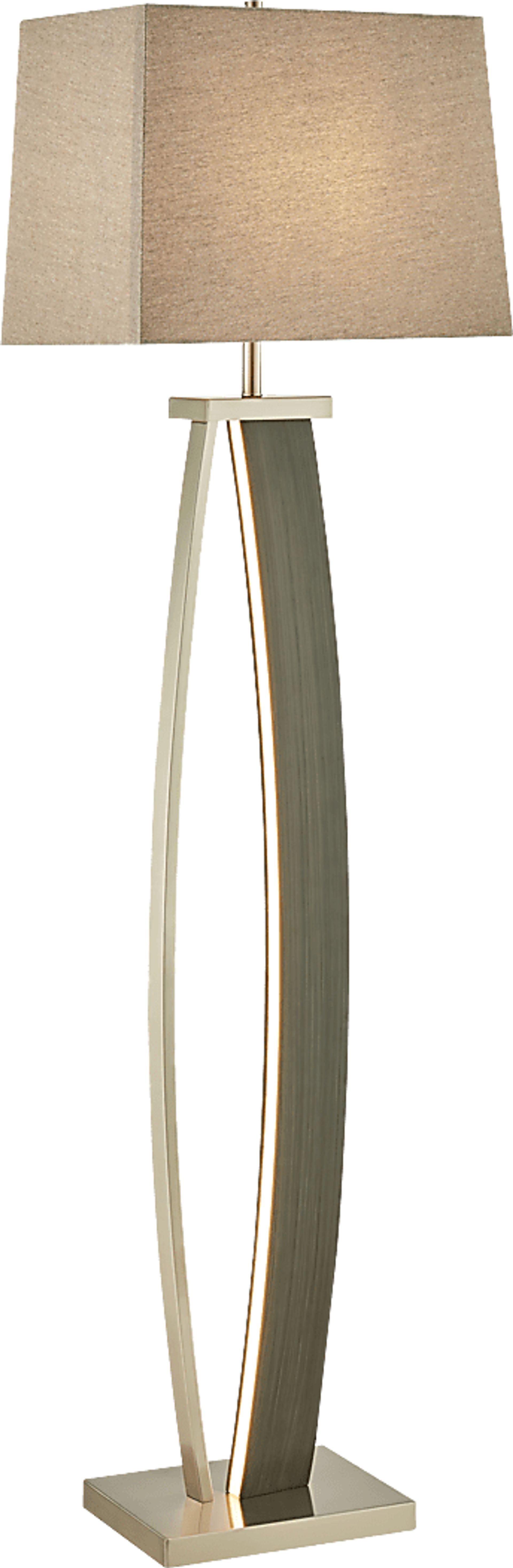 Toulon Drive Gray Floor Lamp - Image 1
