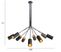 Tourmaline Black Chandelier