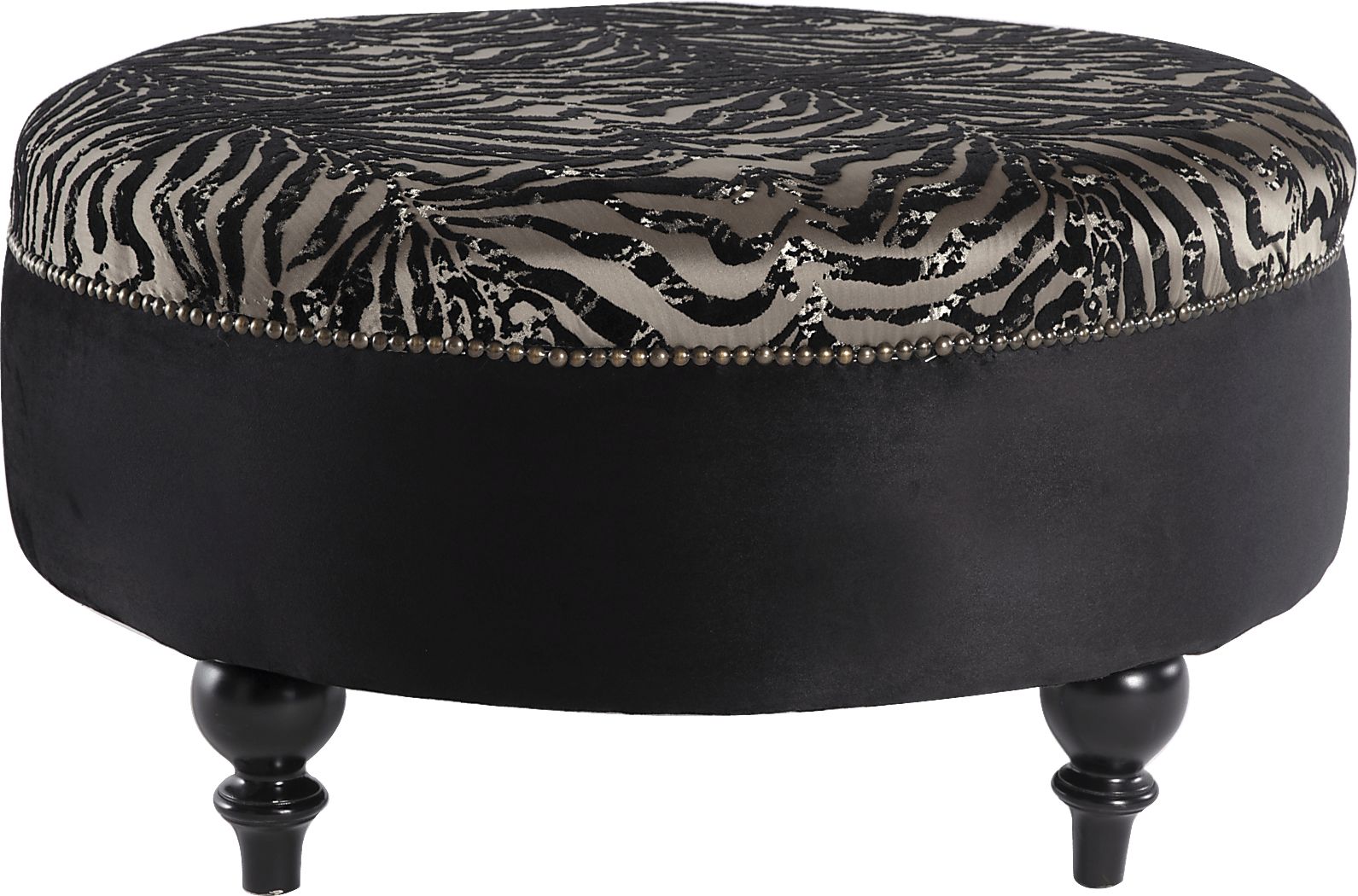 Tovito Black Accent Ottoman