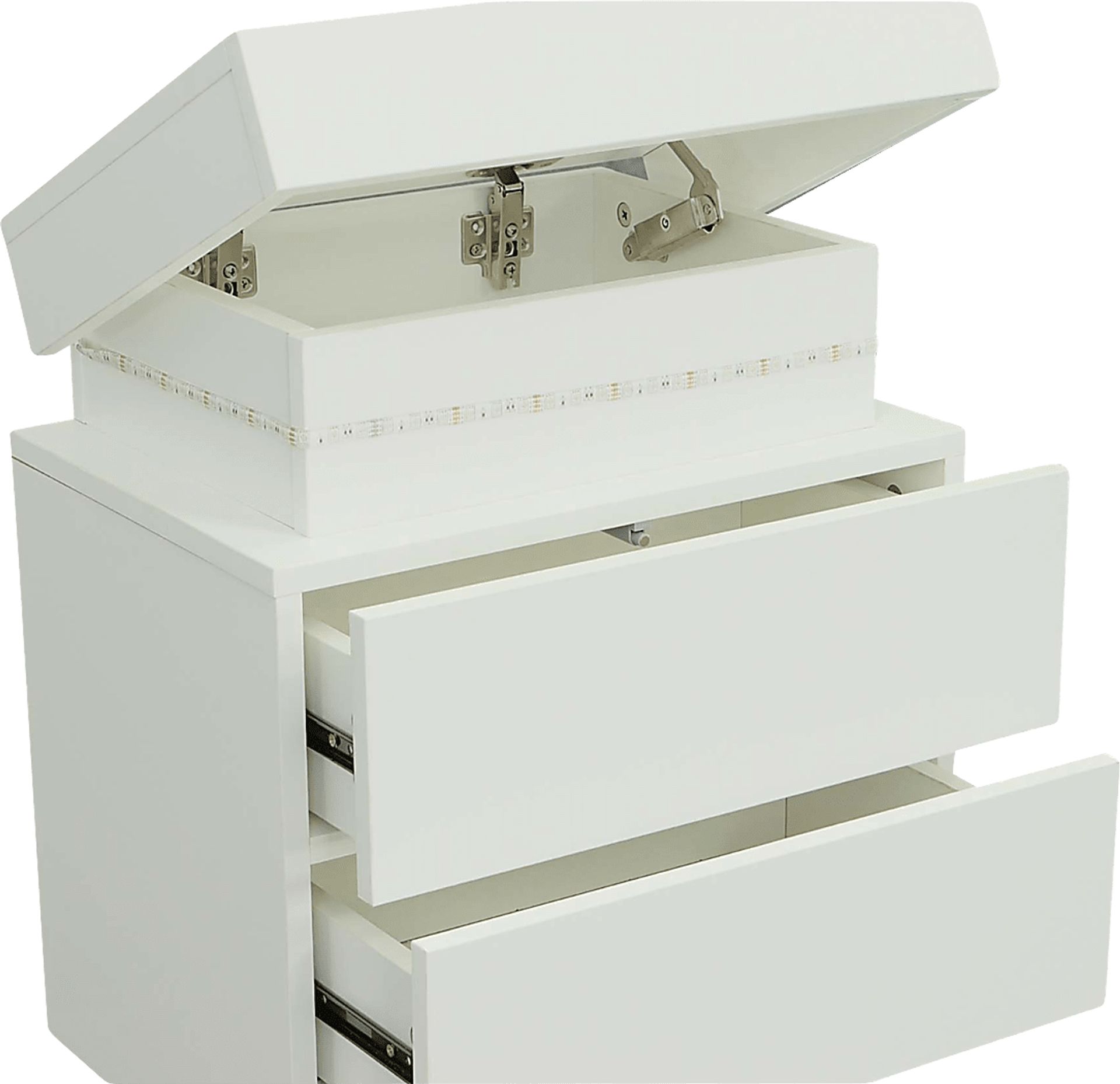 Towhee I White Nightstand - Image 2