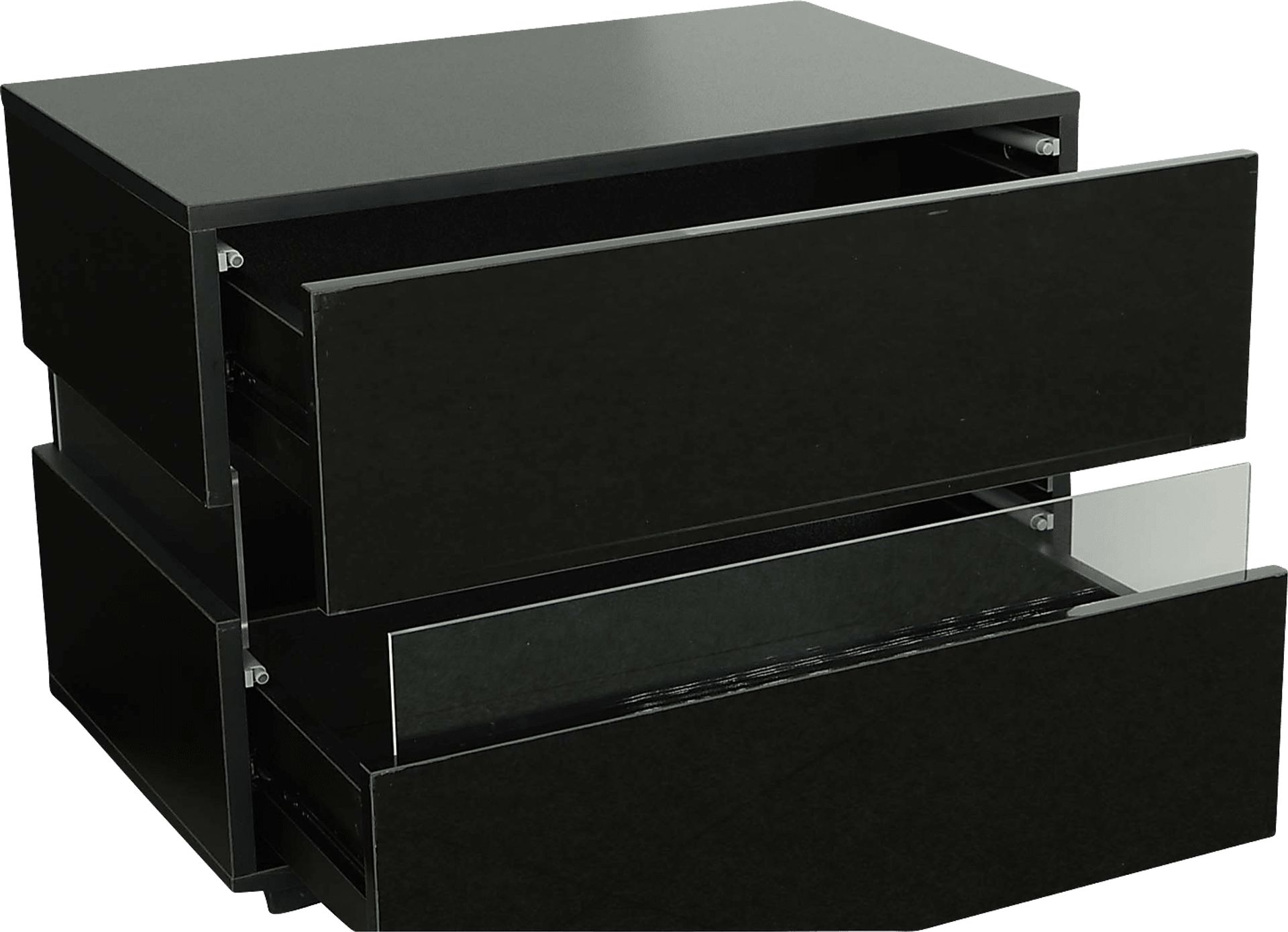 Towhee II Black Nightstand - Image 2