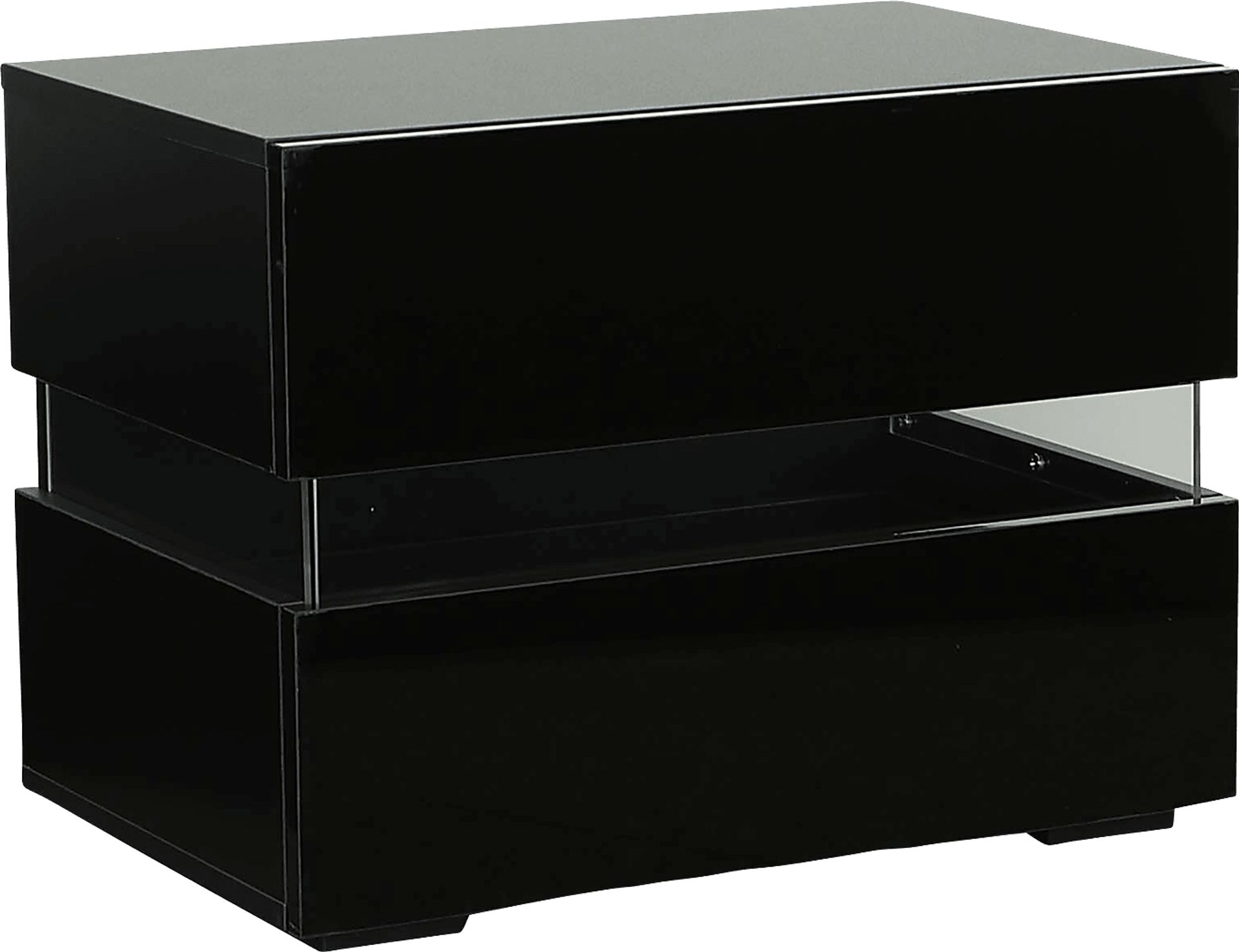 Towhee II Black Nightstand - Image 1