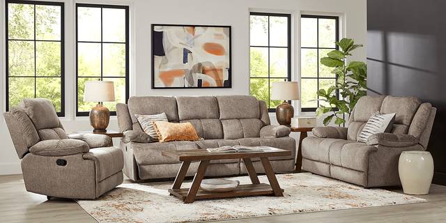 Townsend Brown Reclining Sofa - Thumbnail - Image 2