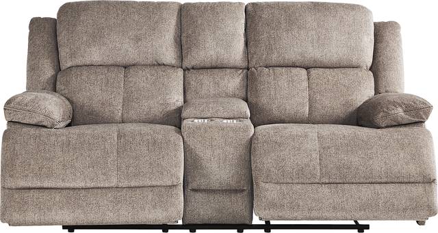 Townsend Brown Reclining Console Loveseat - Thumbnail - Image 2