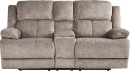 reclining console loveseat