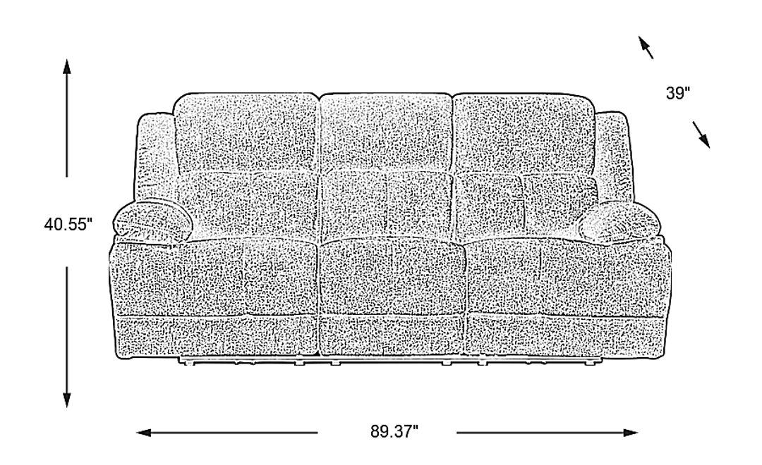Townsend Non-Power Reclining Sofa