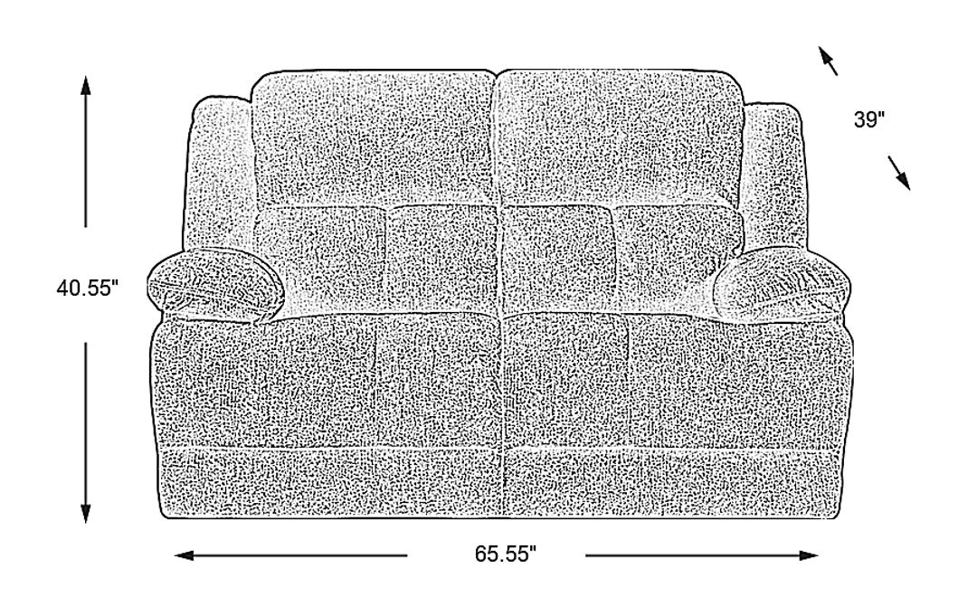 Townsend Stationary Loveseat