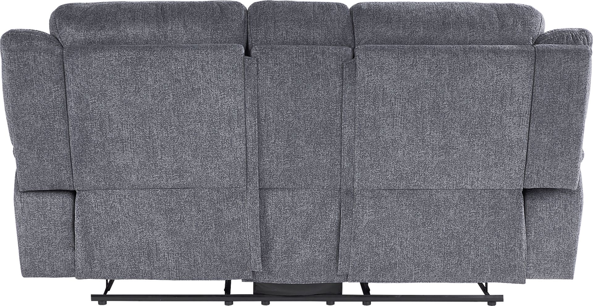 Townsend Gray Reclining Console Loveseat - Image 3