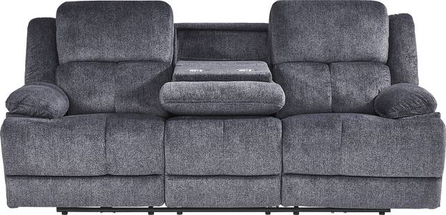 Townsend Gray Reclining Sofa - Thumbnail - Image 4