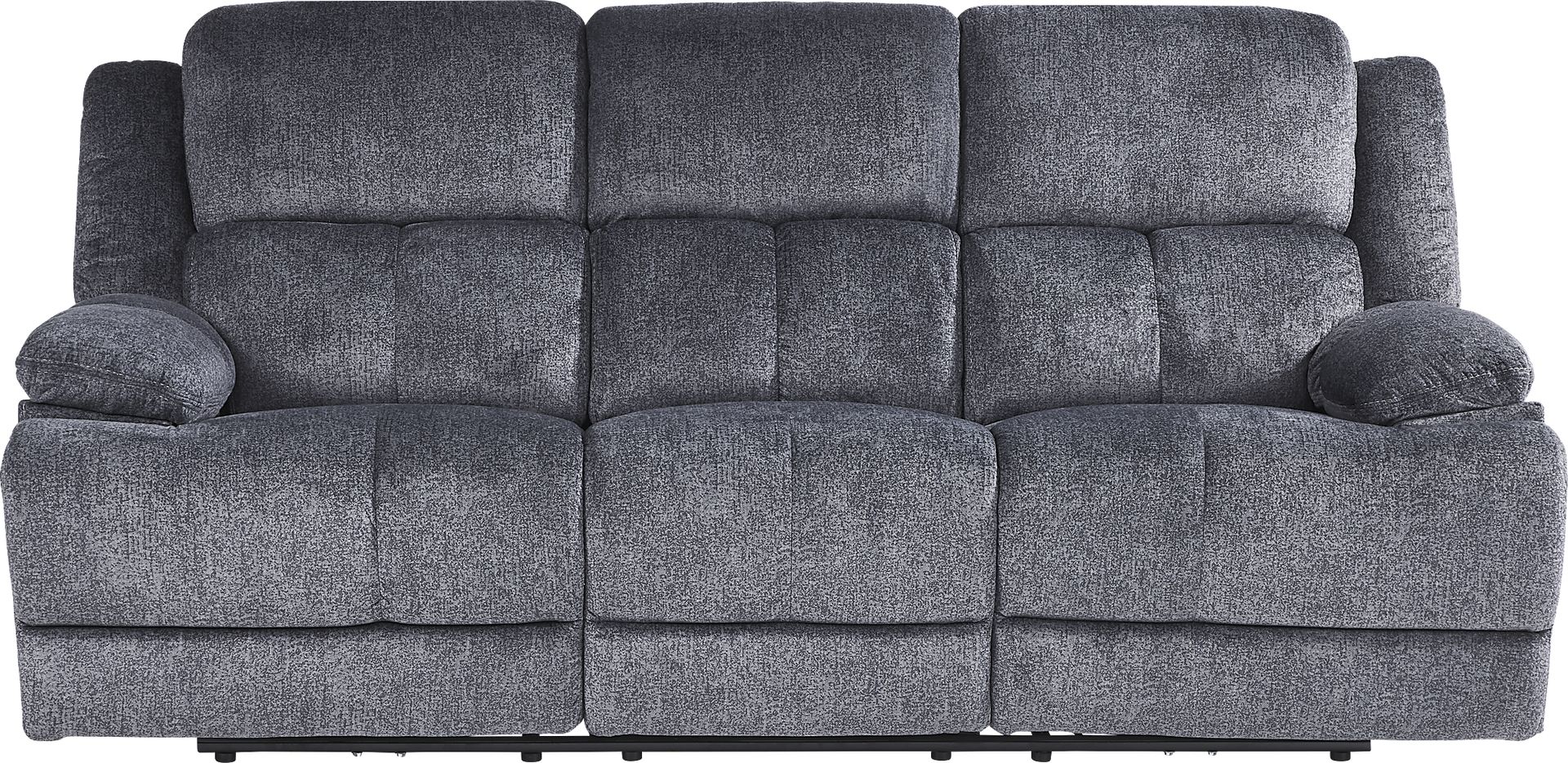 Townsend Gray Power Reclining Sofa - Image 1