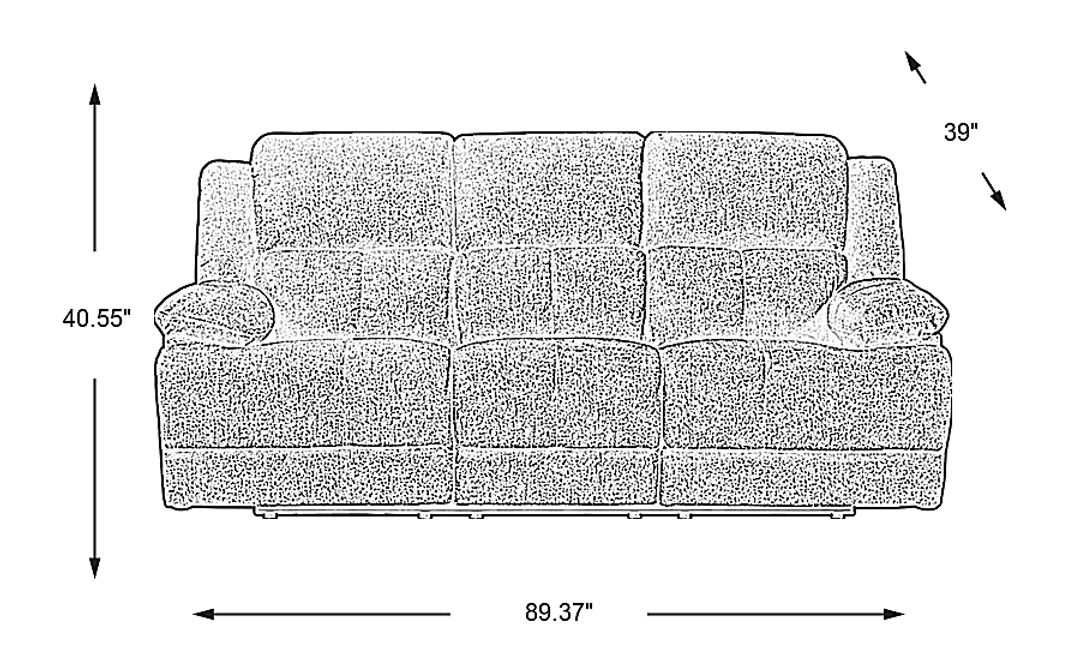 Townsend Non-Power Reclining Sofa