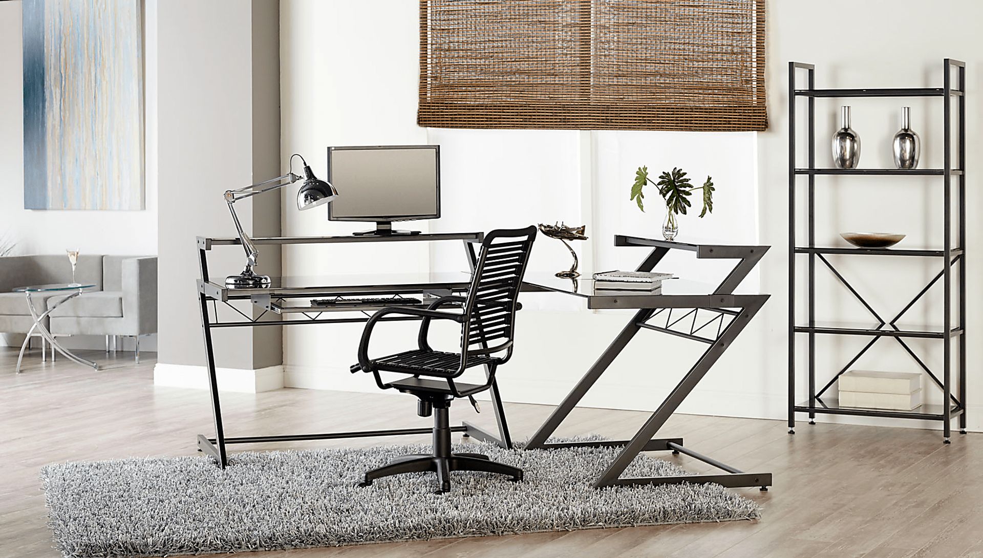 Townsite Black Office Chair - Image 2
