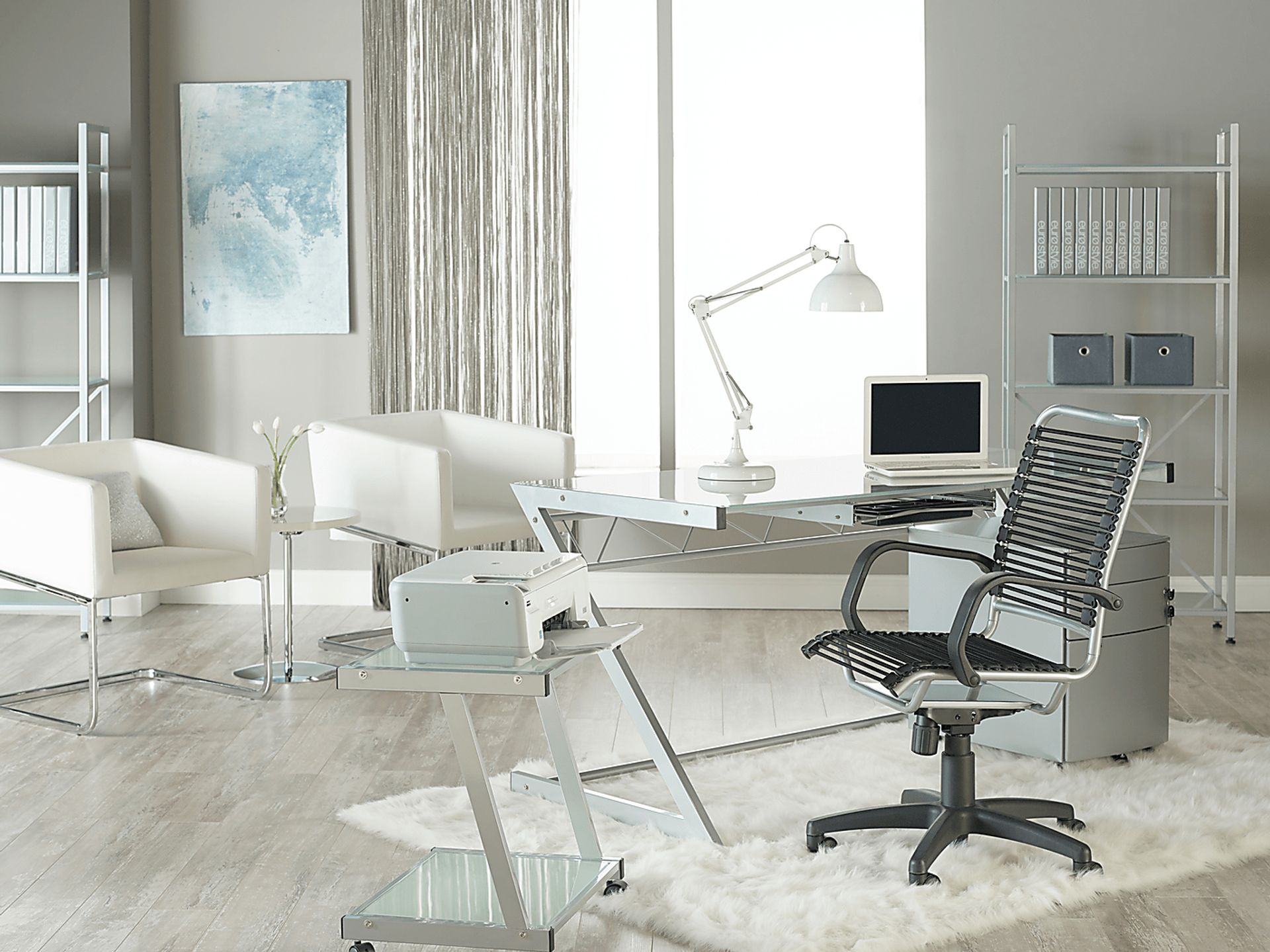 Townsite Silver Office Chair - Image 2
