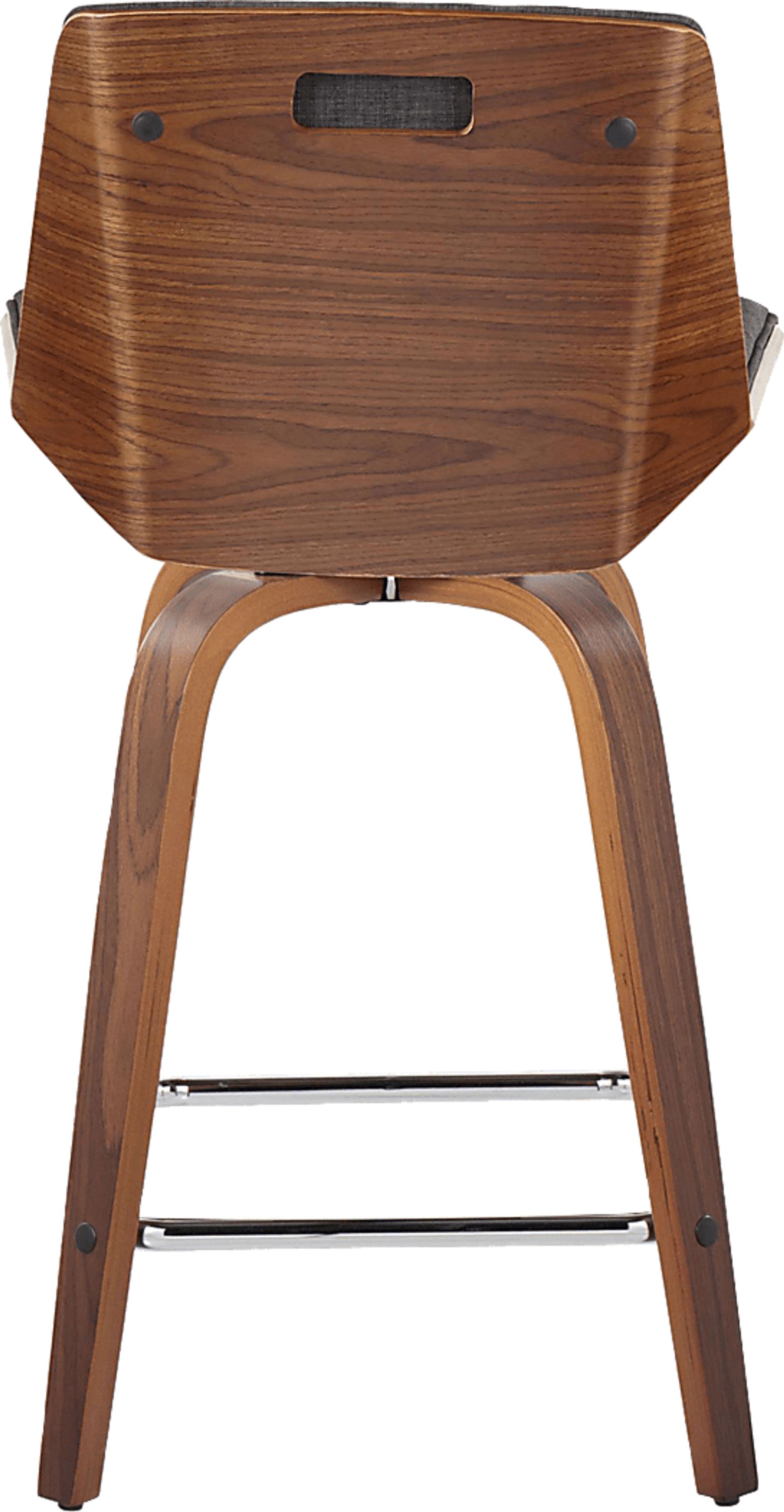 Towton I Charcoal Swivel Counter Height Stool, Set of 2 - Image 10