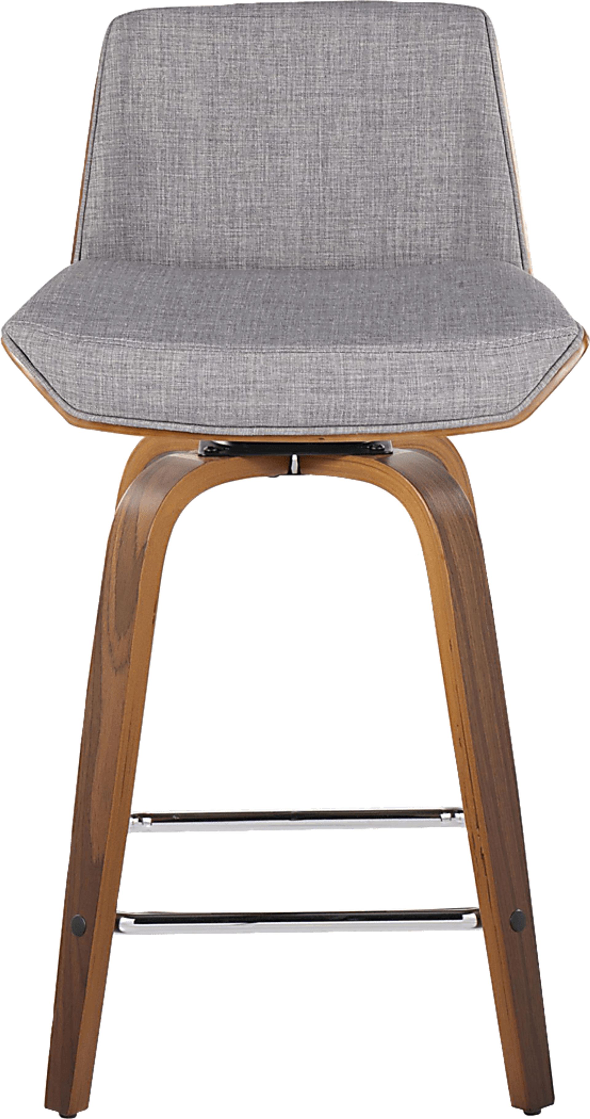 Towton I Gray Swivel Counter Height Stool, Set of 2 - Image 8