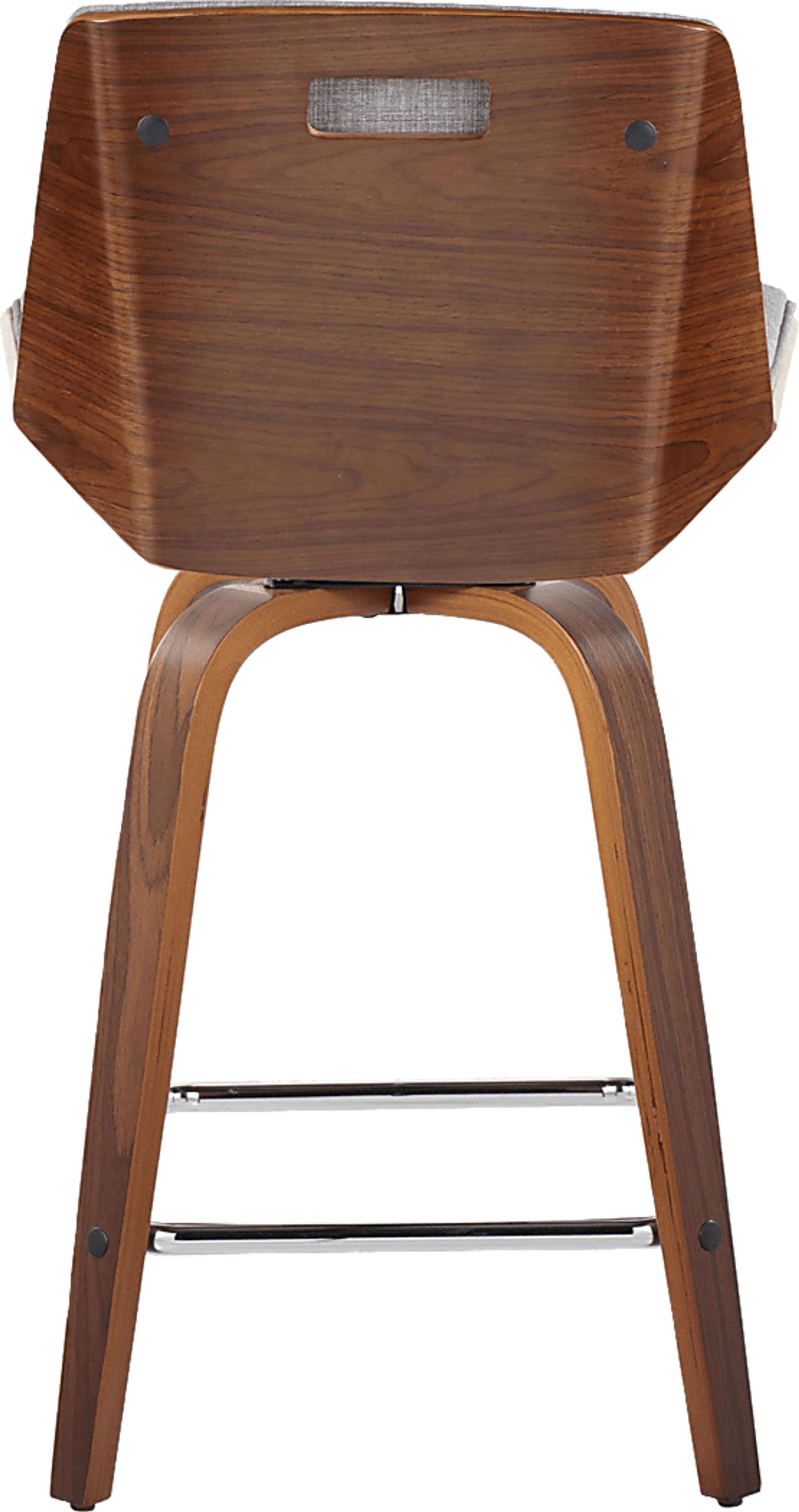 Towton I Gray Swivel Counter Height Stool, Set of 2 - Image 9