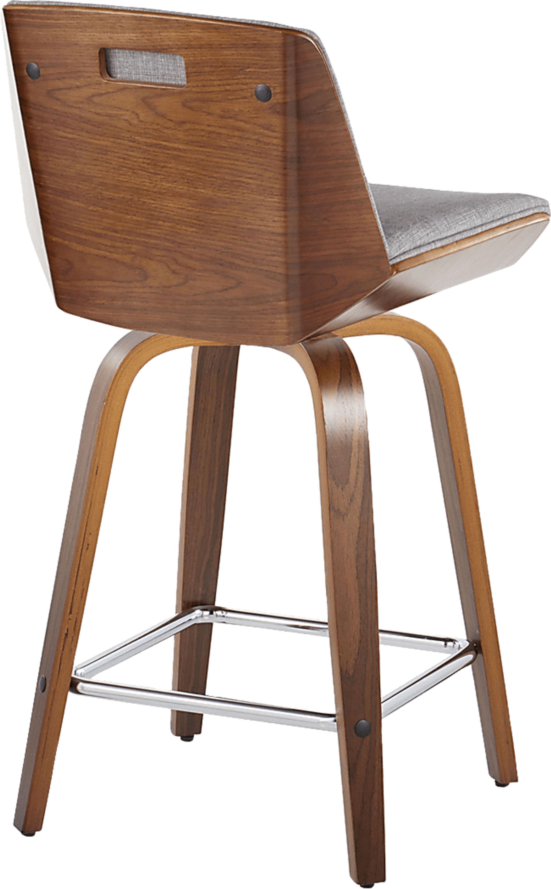 Towton I Gray Swivel Counter Height Stool, Set of 2 - Image 10