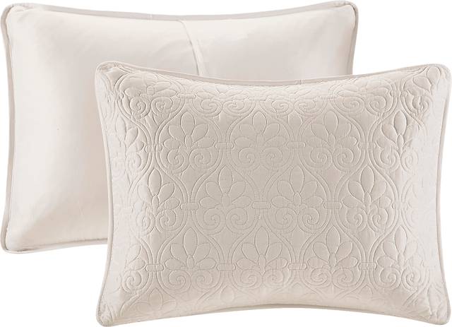 Toyah Cream 3 Pc King Bedspread Set - Thumbnail - Image 3