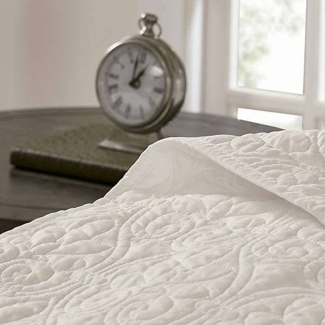 Toyah Cream 3 Pc King Bedspread Set - Thumbnail - Image 5