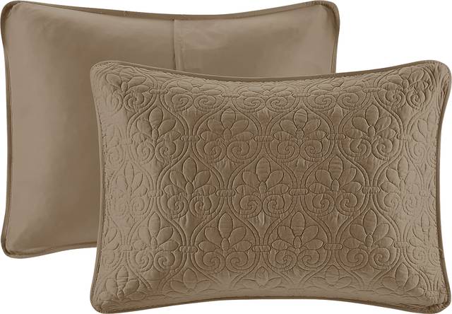 Toyah Mocha Brown 3 Pc King Bedspread Set - Thumbnail - Image 6