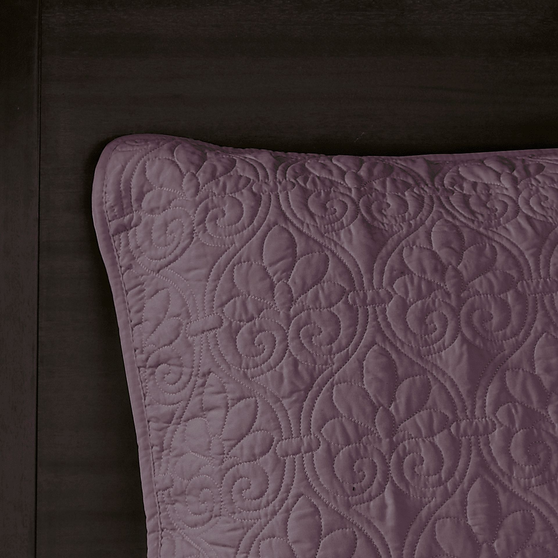 Toyah Purple 3 Pc Queen Bedspread Set - Image 3