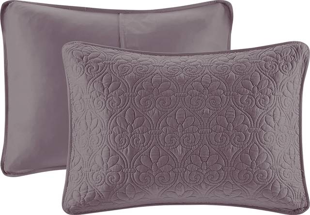 Toyah Purple 3 Pc Queen Bedspread Set - Thumbnail - Image 5