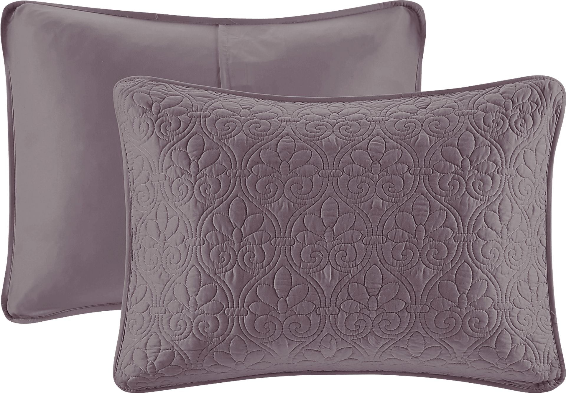 Toyah Purple 3 Pc Queen Bedspread Set - Image 5