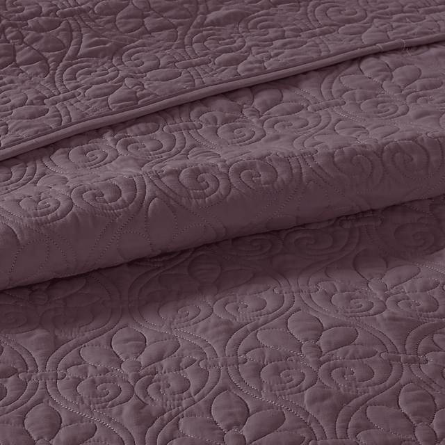 Toyah Purple 3 Pc Queen Bedspread Set - Thumbnail - Image 6