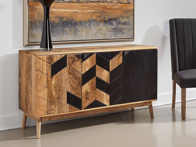 Toyath Brown 55 in. Credenza - Thumbnail - Image 10