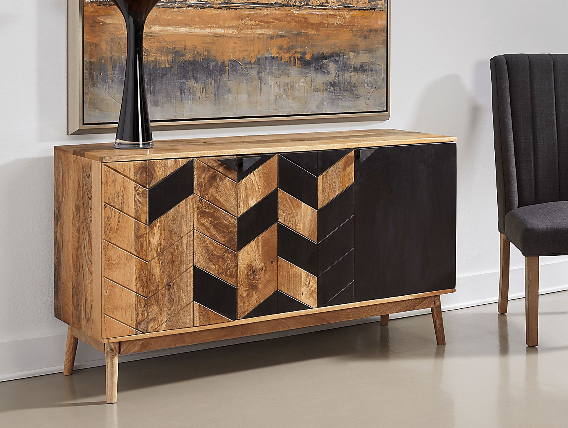 Toyath Brown 55 in. Credenza - Image 10