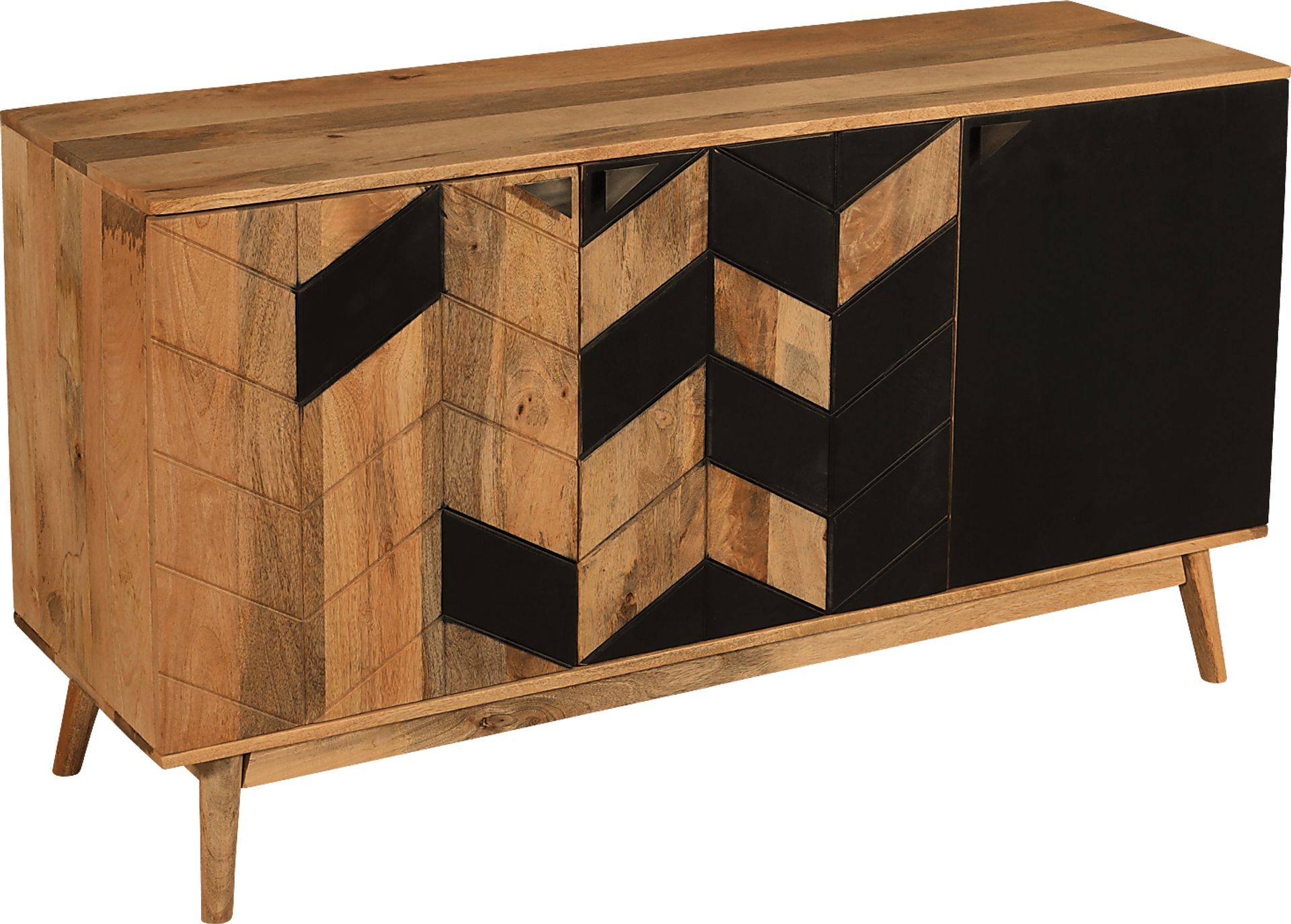 Toyath Brown 55 in. Credenza - Image 1