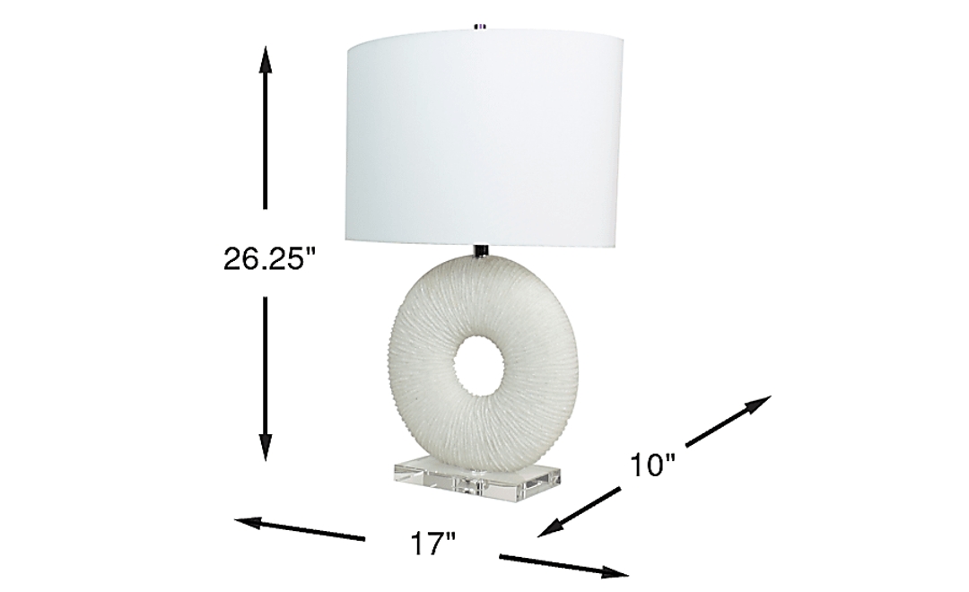 Tradd Place White Lamp