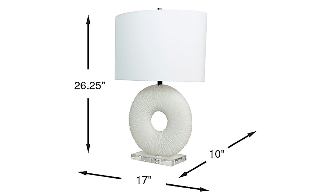 Tradd Place White Lamp