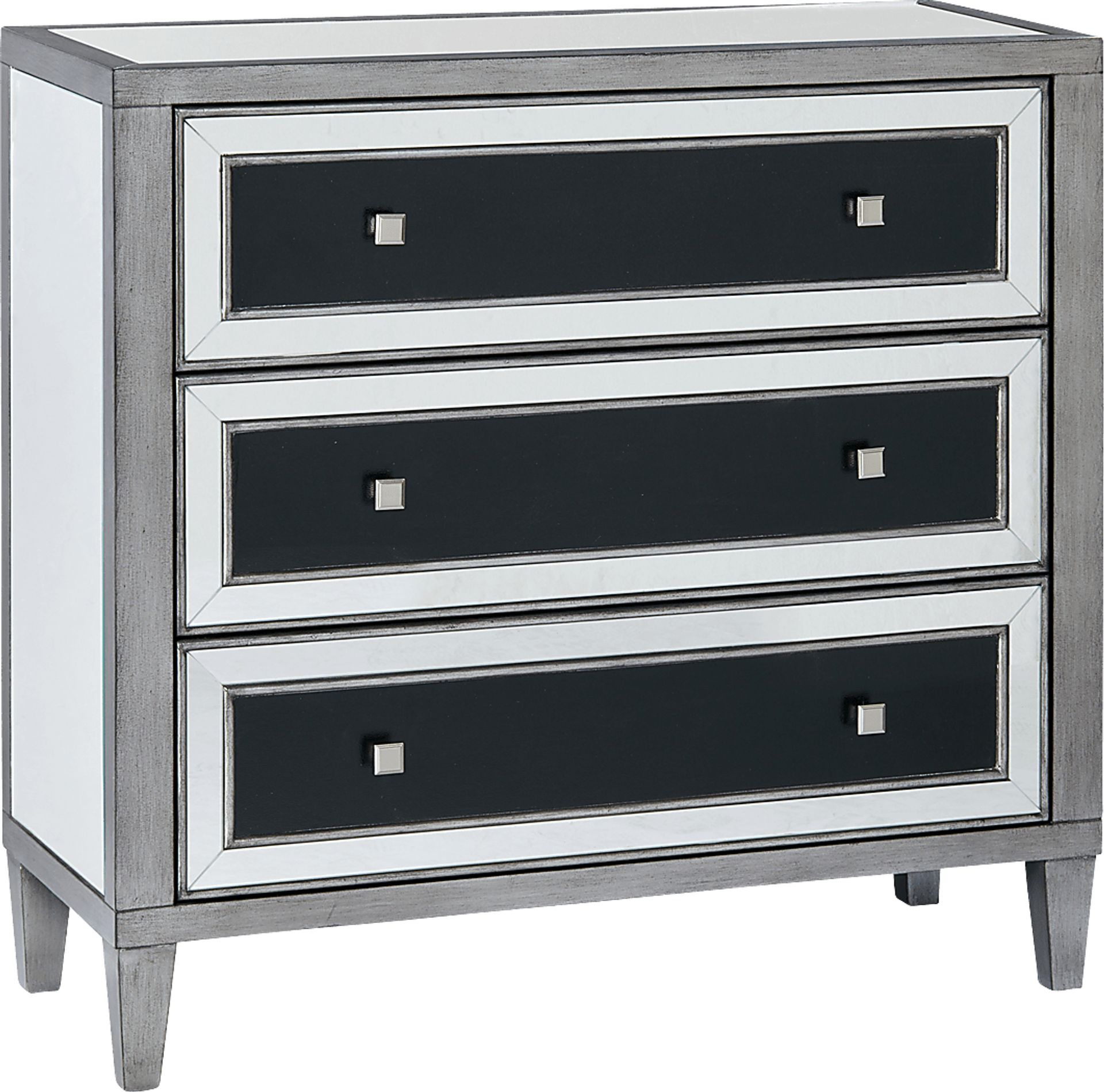 Tradd Silver Accent Cabinet - Image 1
