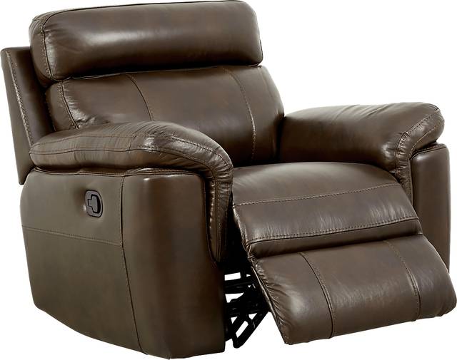 Trafalgar Square Mahogany Leather 11 Pc Power Reclining Sectional Living Room - Thumbnail - Image 6