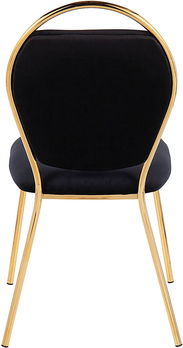 Trafalger Black Side Chair, Set of 2 - Thumbnail - Image 5