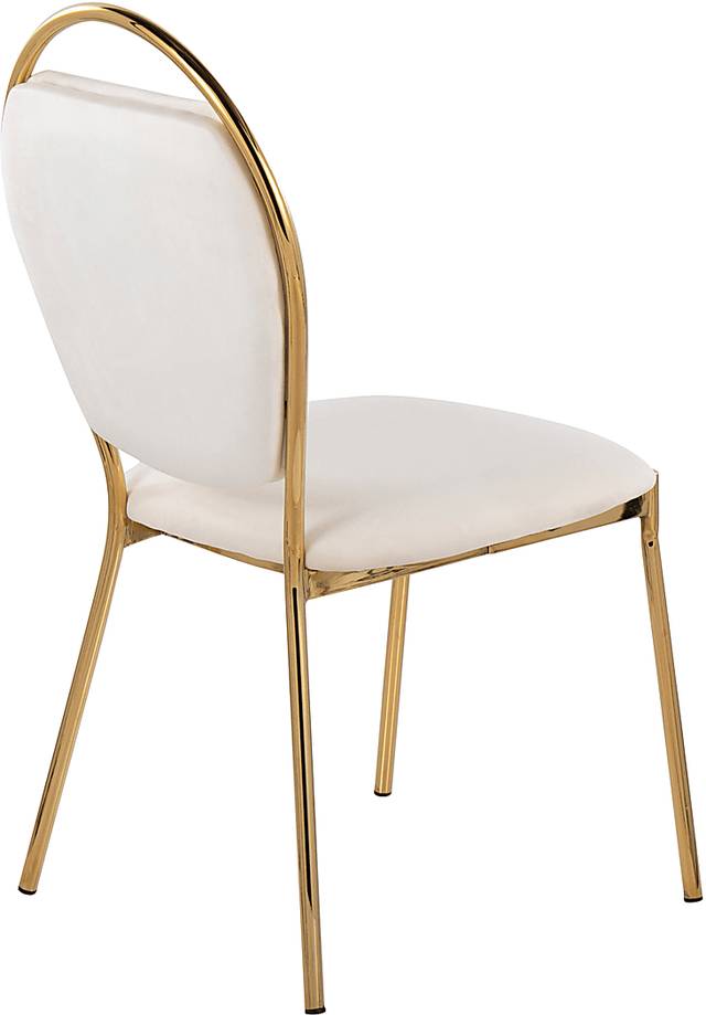 Trafalger Cream Side Chair, Set of 2 - Thumbnail - Image 4