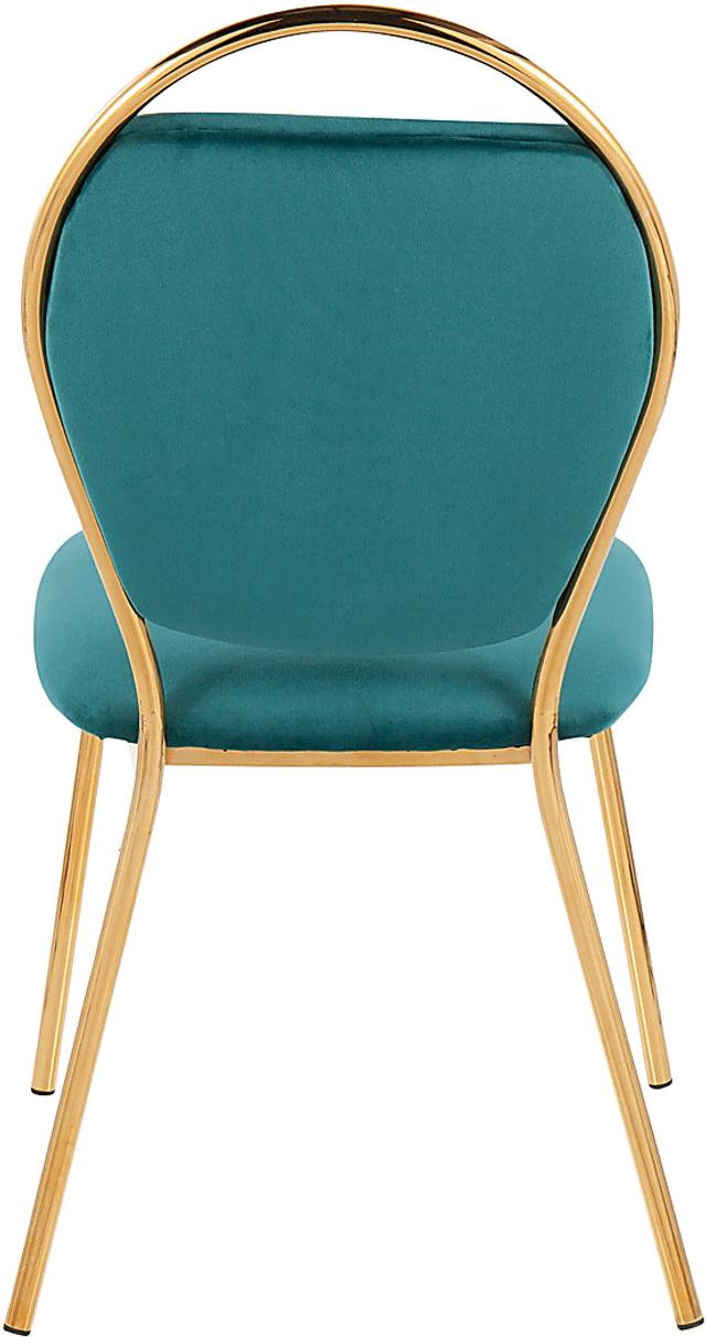 Trafalger Green Side Chair, set of 2 - Thumbnail - Image 5