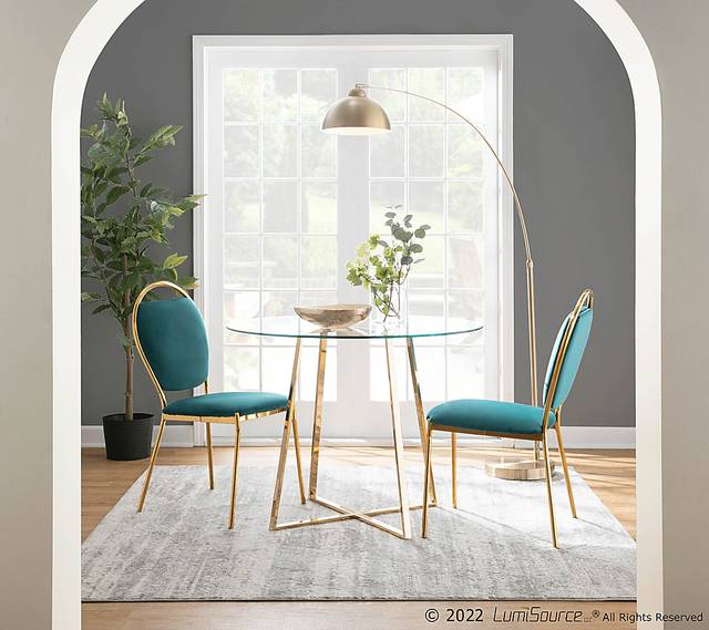 Trafalger Green Side Chair, set of 2 - Thumbnail - Image 9