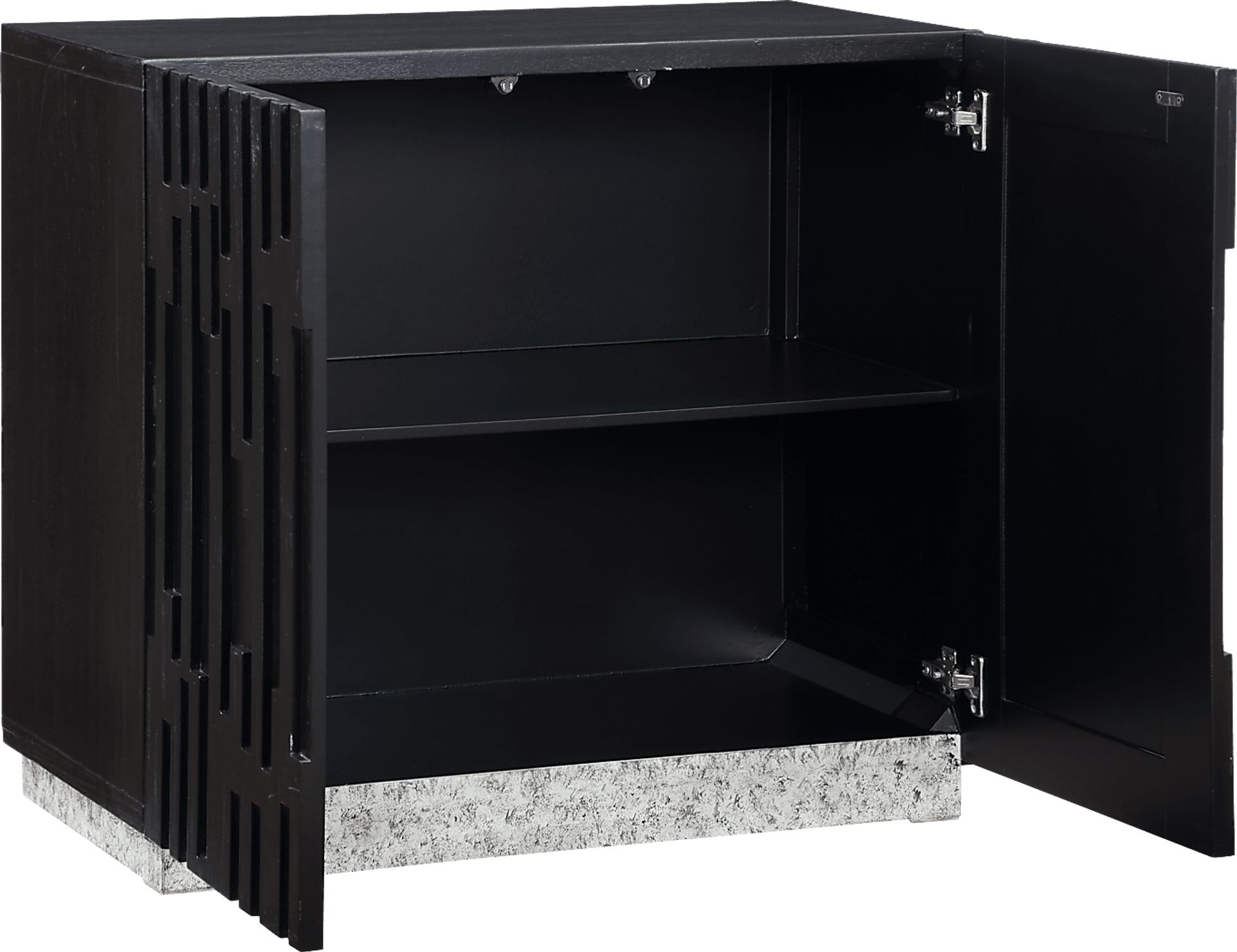 Trafford Black Accent Cabinet - Image 4