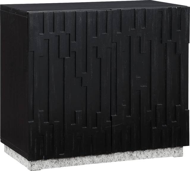 Trafford Black Accent Cabinet - Thumbnail - Image 1
