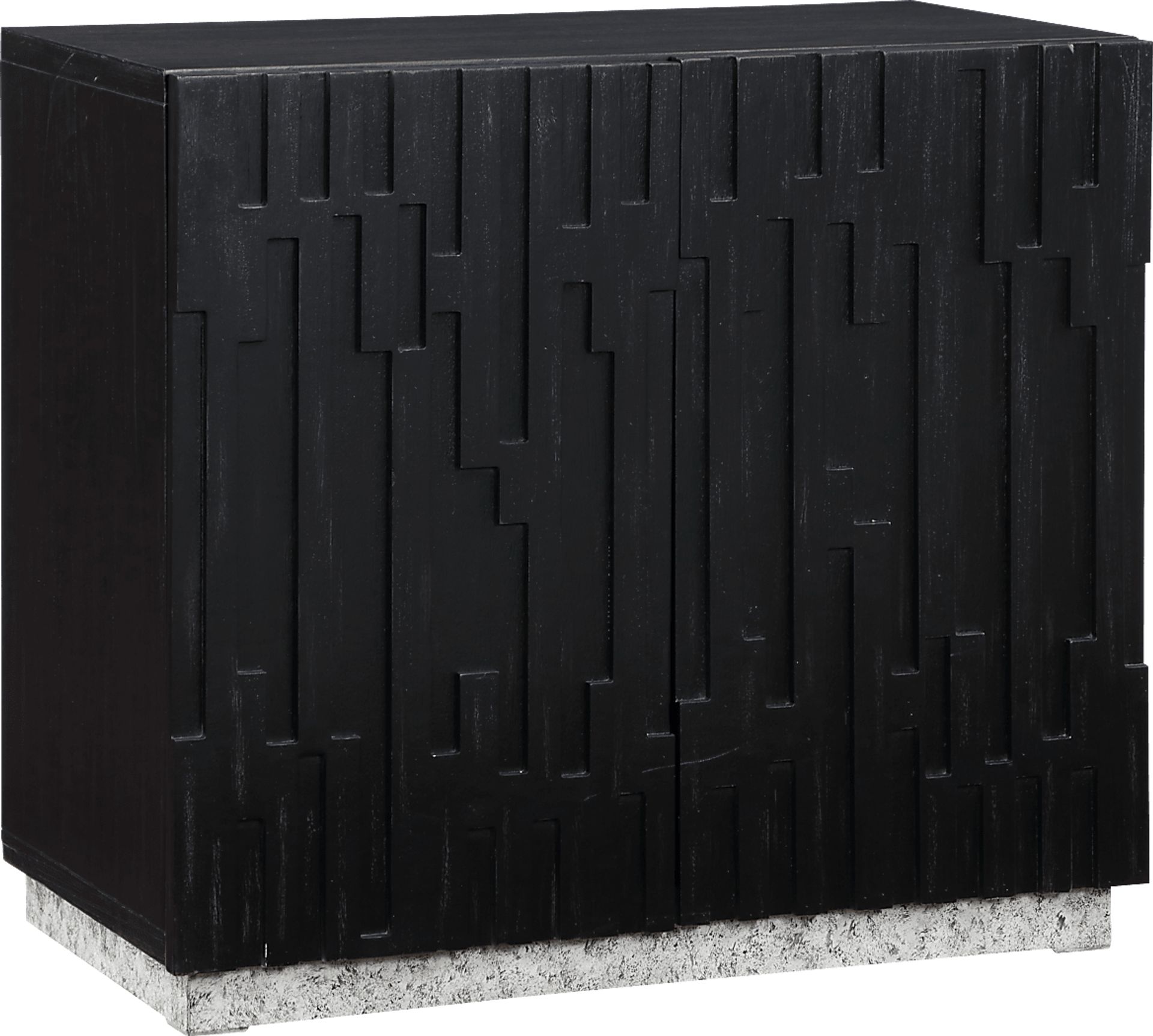 Trafford Black Accent Cabinet - Image 1