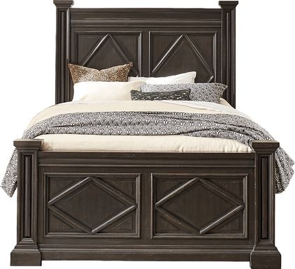 Trail Woods Black 3 Pc Queen Bed