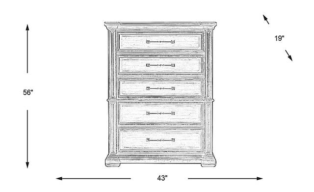 Dimension Image. Please refer to the Dimension Tab on this page for dimension details.