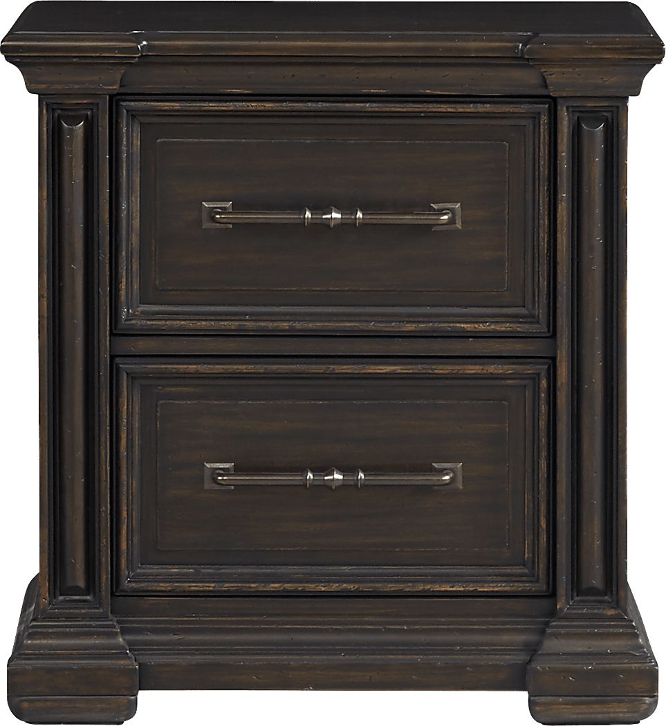 Trail Woods Black Nightstand Rooms To Go