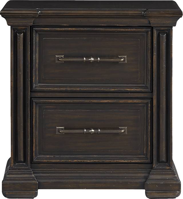 Trail Woods Black Nightstand - Thumbnail - Image 1