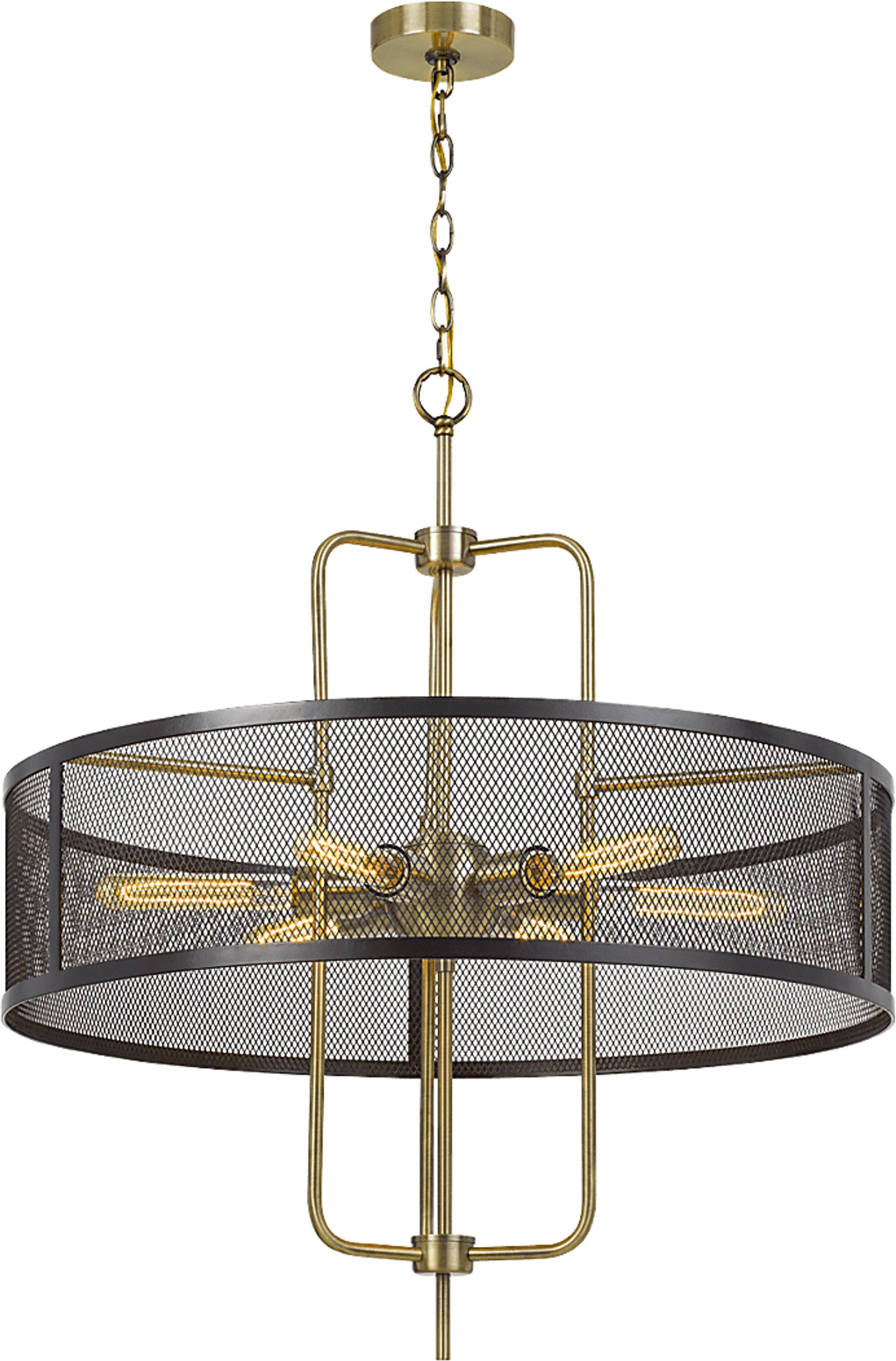 Trailorama Brass Chandelier - Image 2