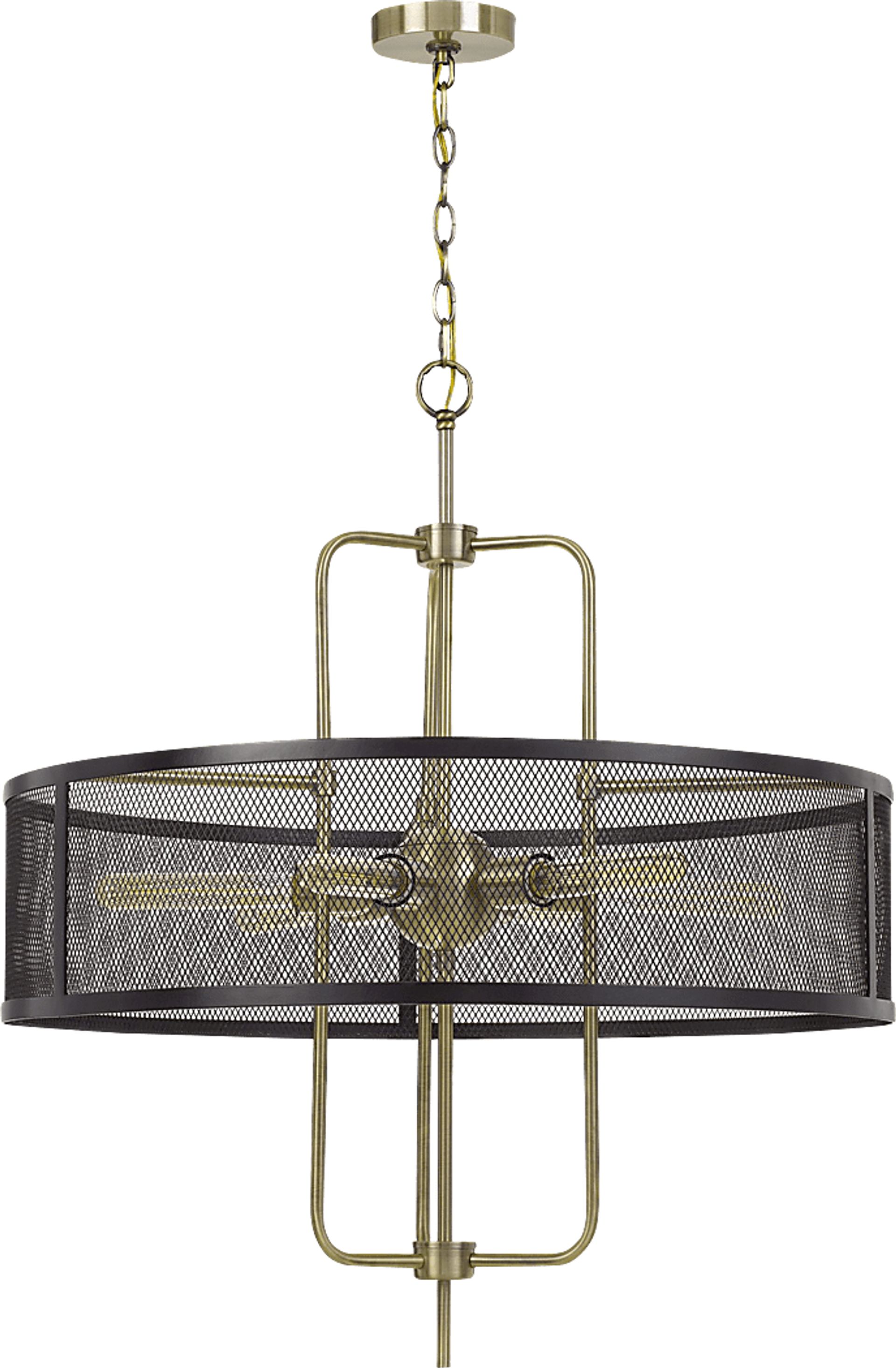 Trailorama Brass Chandelier - Image 1