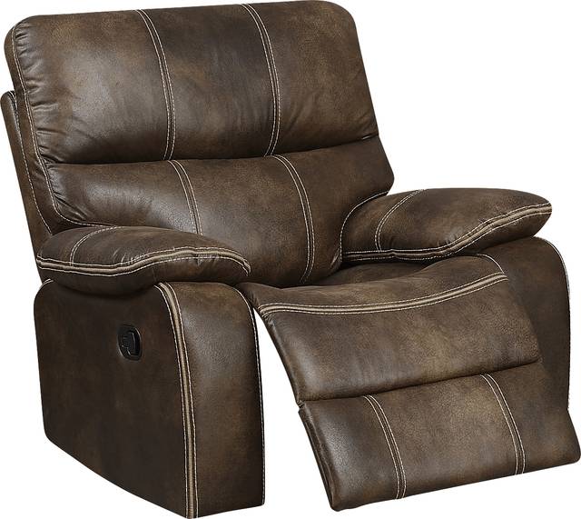 Tralee Brown Swivel Glider Recliner - Thumbnail - Image 1
